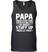 Product Papa Knows Everything Unisex Tank Top