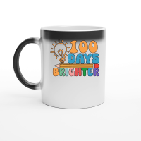 Product 100 Days Brighter Funny School Magic Ceramic Mug