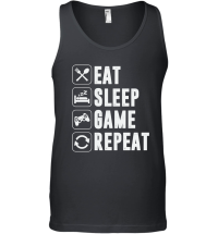 Product Eat Sleep Game Repeat Gaming Gamer Unisex Tank Top