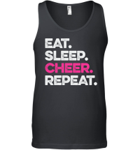 Product Eat Sleep Cheer Repeat Unisex Tank Top