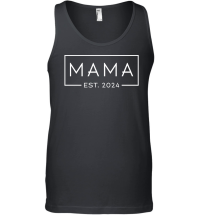 Product Mama Est 2024 Promoted to Mommy Unisex Tank Top