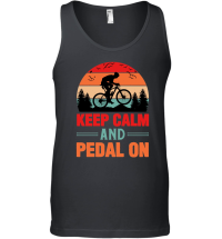 Product Keep Calm And Pedal On Cycling Unisex Tank Top