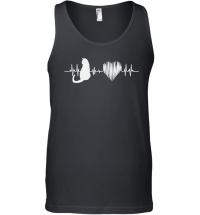 Product Cats Are My Lifeline Cat Heartbeat Unisex Tank Top