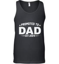 Product Promoted to dad est.2024 Unisex Tank Top