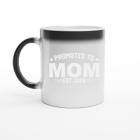 Product Promoted to mom est.2024 Magic Ceramic Mug