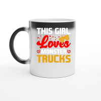 Product This Girl Loves Monster Trucks Magic Ceramic Mug