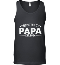 Product Promoted to papa est.2024 Unisex Tank Top
