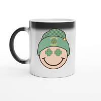 Product Retro St Patrick's Day happy go lucky Magic Ceramic Mug