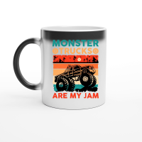 Product Monster Truck Are My Jam Magic Ceramic Mug