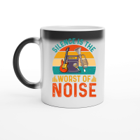 Product Silence is the Worst of Noise Music Magic Ceramic Mug