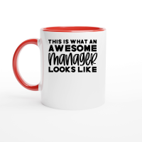 Product This is what an awesome manager looks like Ceramic Mug with Color Inside