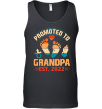 Product Promoted to Grandpa Unisex Tank Top