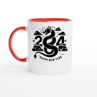 Product 2024 Dragon Ceramic Mug with Color Inside