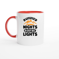 Product Summer nights bonfire lights 01 Ceramic Mug with Color Inside