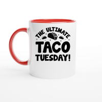 Product The Ultimate Taco Tuesday! Ceramic Mug with Color Inside