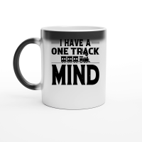 Product I Have A One Track Mind Train Lover Magic Ceramic Mug