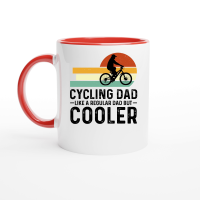 Product Cycling Dad Like A Regular Dad But Cooler Ceramic Mug with Color Inside