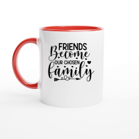 Product Friends Become Our Chosen Family 01 Ceramic Mug with Color Inside