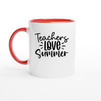 Product Teachers Love Summer 01 Ceramic Mug with Color Inside