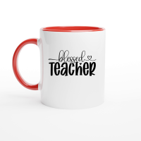 Product Blessed Teacher 2 01 Ceramic Mug with Color Inside