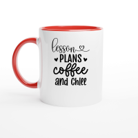 Product Lesson Plans Coffee and Chill 01 Ceramic Mug with Color Inside
