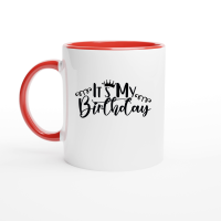 Product Its My Birthday SVG Design 01 Ceramic Mug with Color Inside