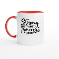 Product Strong Beauty Smart Powerful Queen 01 Ceramic Mug with Color Inside