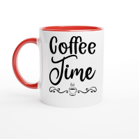 Product Coffee time Ceramic Mug with Color Inside