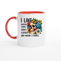 Product Women Novelty Shirt Png Funny Horror Ceramic Mug with Color Inside