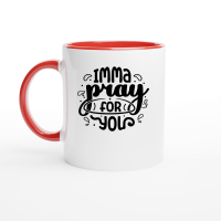 Product Imma pray for you 01 Ceramic Mug with Color Inside