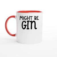 Product Might be gin Ceramic Mug with Color Inside