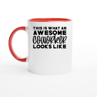 Product This is what an awesome coworker looks like Ceramic Mug with Color Inside