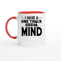 Product I Have A One Track Mind Train Lover Ceramic Mug with Color Inside