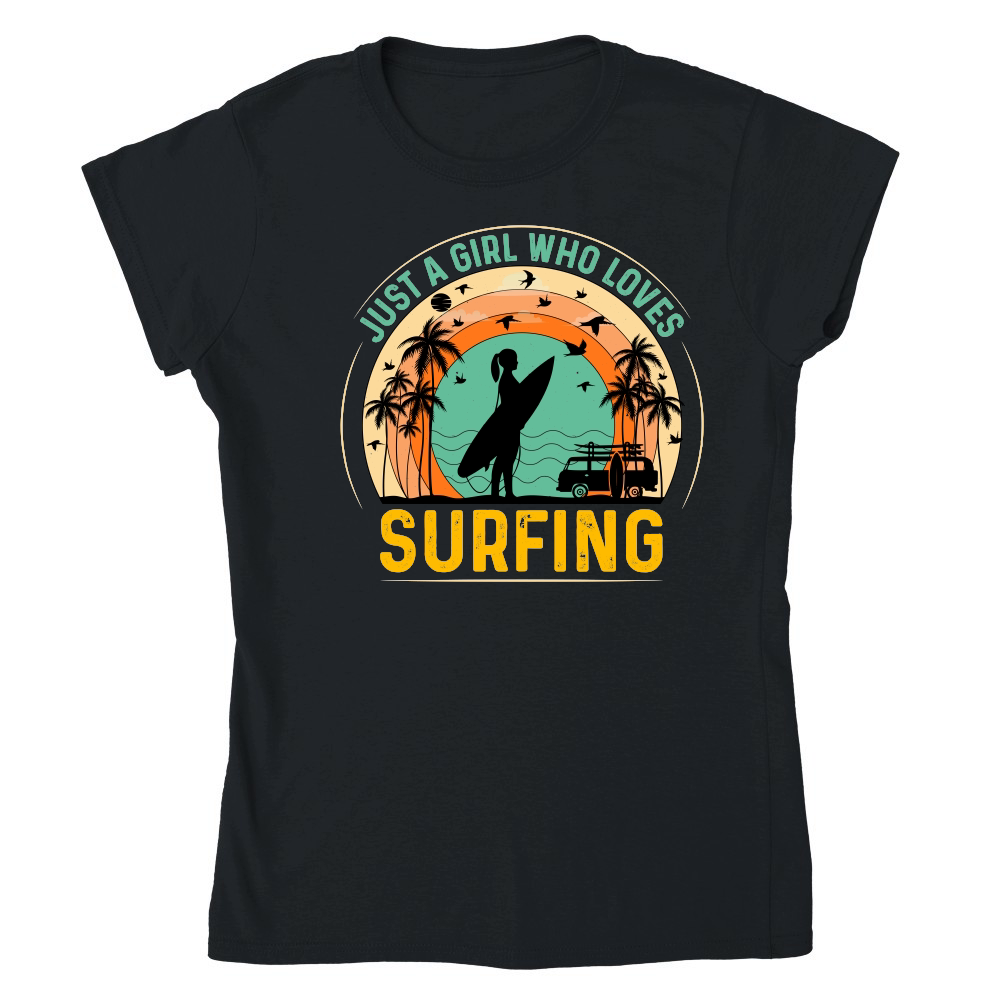 Just a Girl Who Loves Surfing