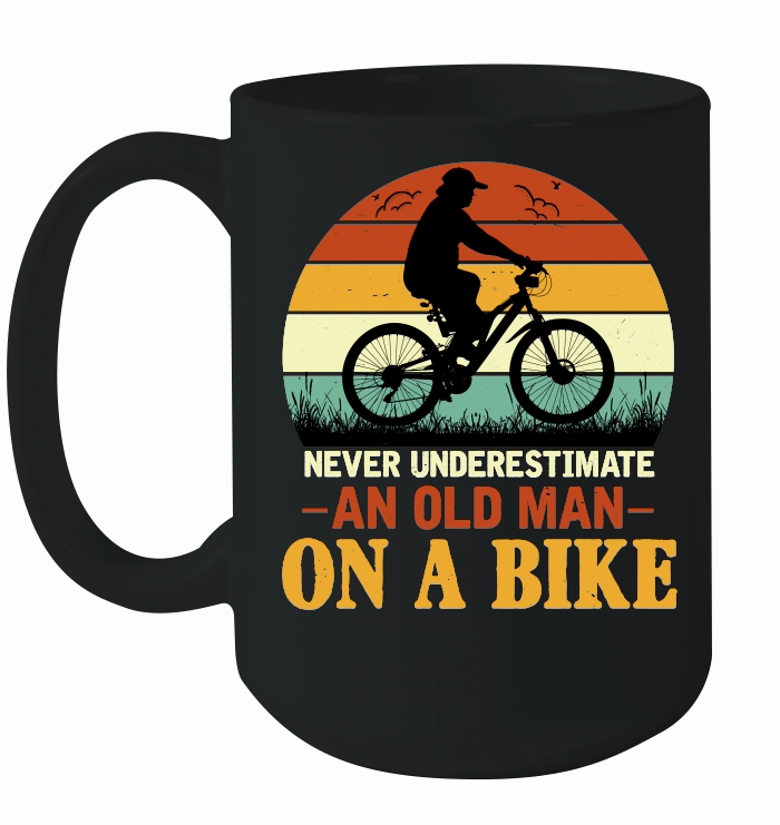 Never Underestimate an Old Man On a Bike