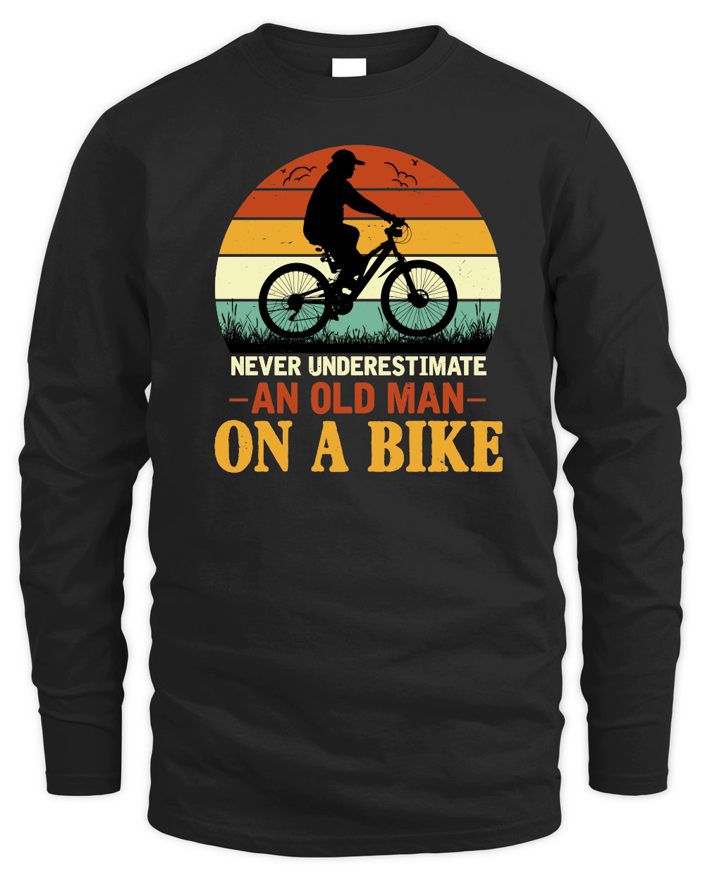 Never Underestimate an Old Man On a Bike