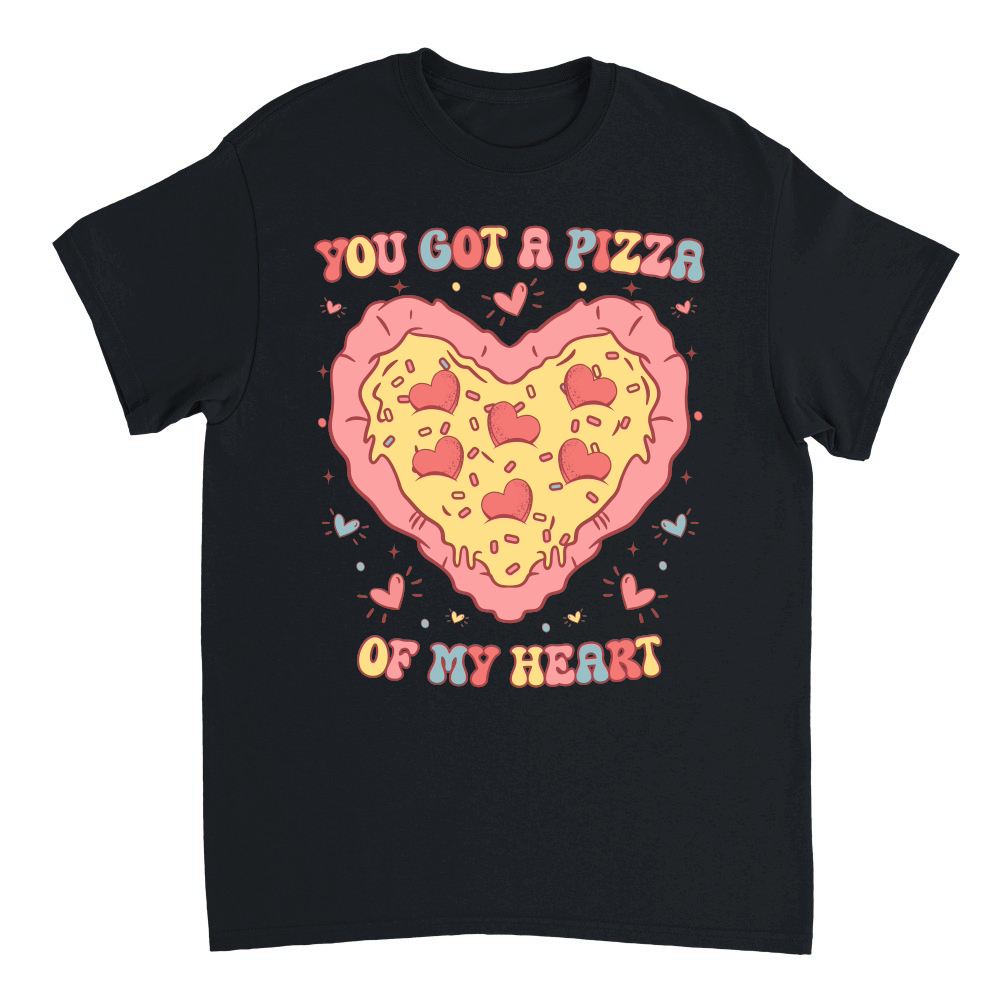 Retro Valentine Pizza  Sublimation