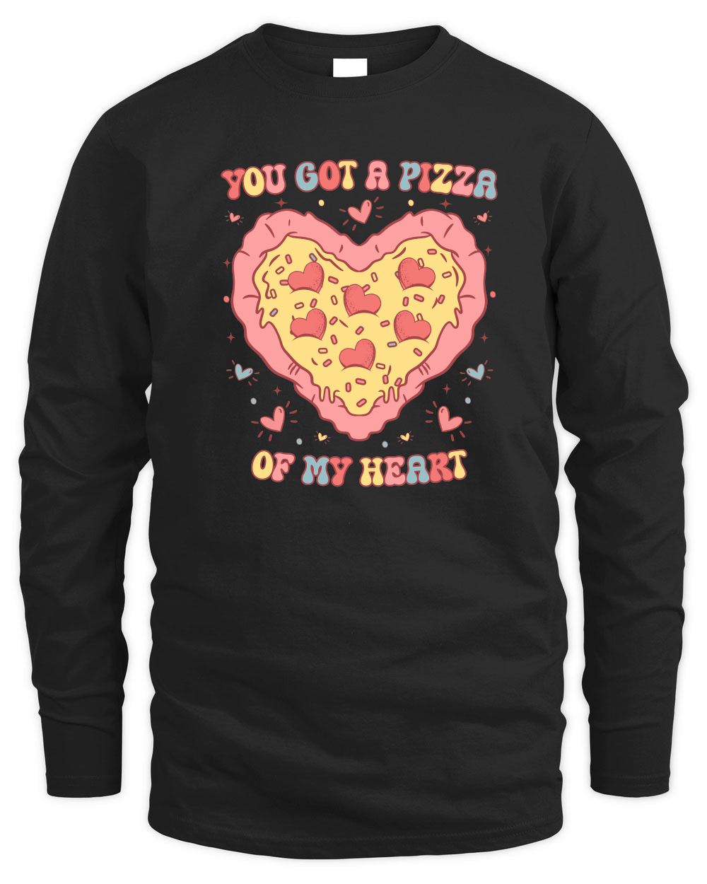 Retro Valentine Pizza  Sublimation