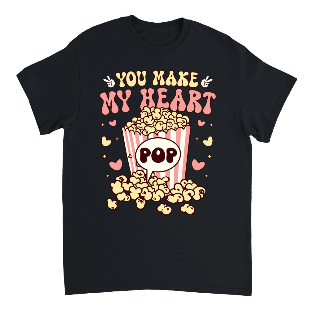 Retro Valentine Popcorn  Sublimation