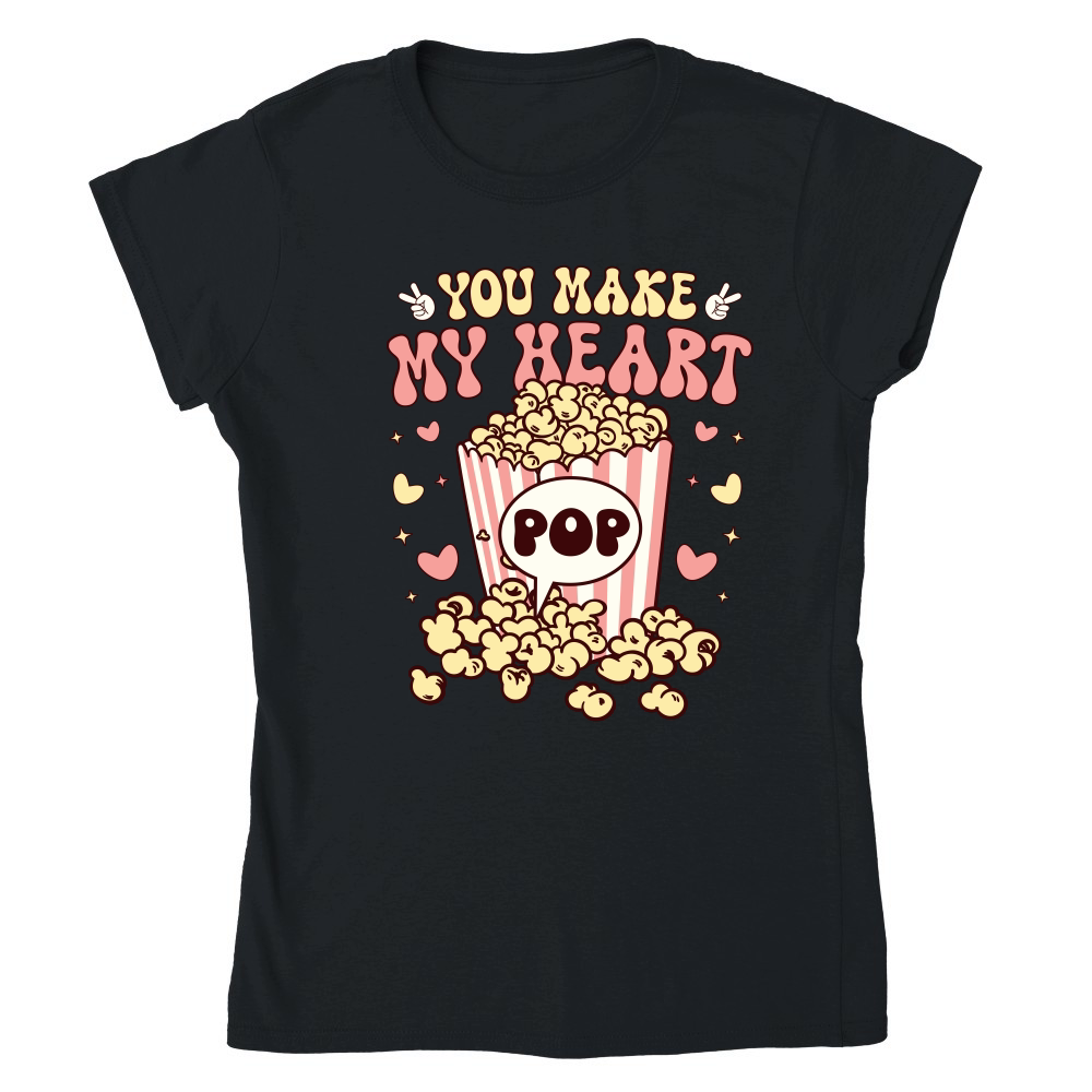 Retro Valentine Popcorn  Sublimation