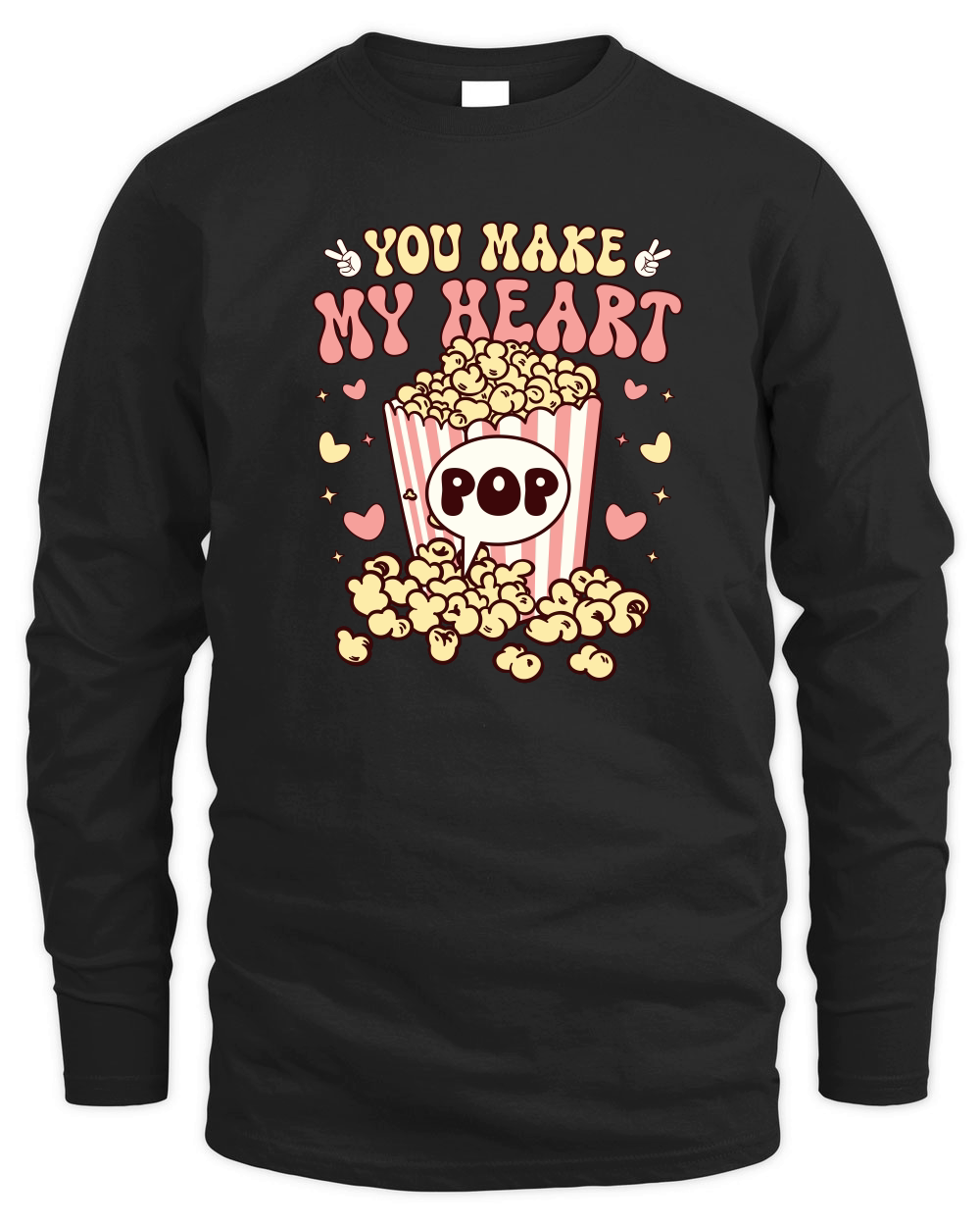 Retro Valentine Popcorn  Sublimation