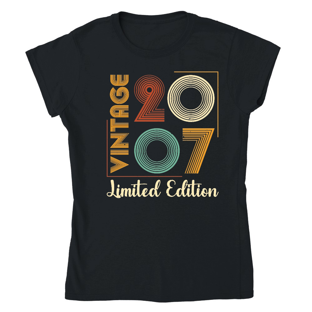 Vintage 2007 Limited Edition Birthday