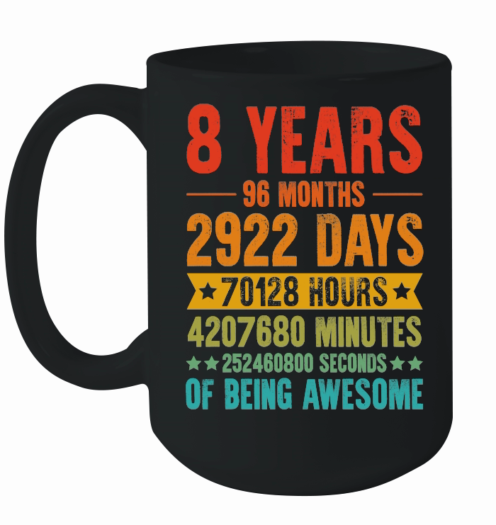 8 Years 96 Months Of Being Awesome Birthday