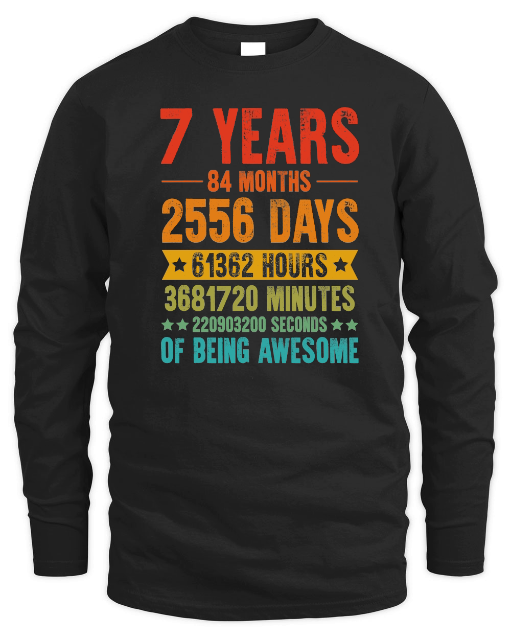 7 Years 84 Months Of Being Awesome Birthday