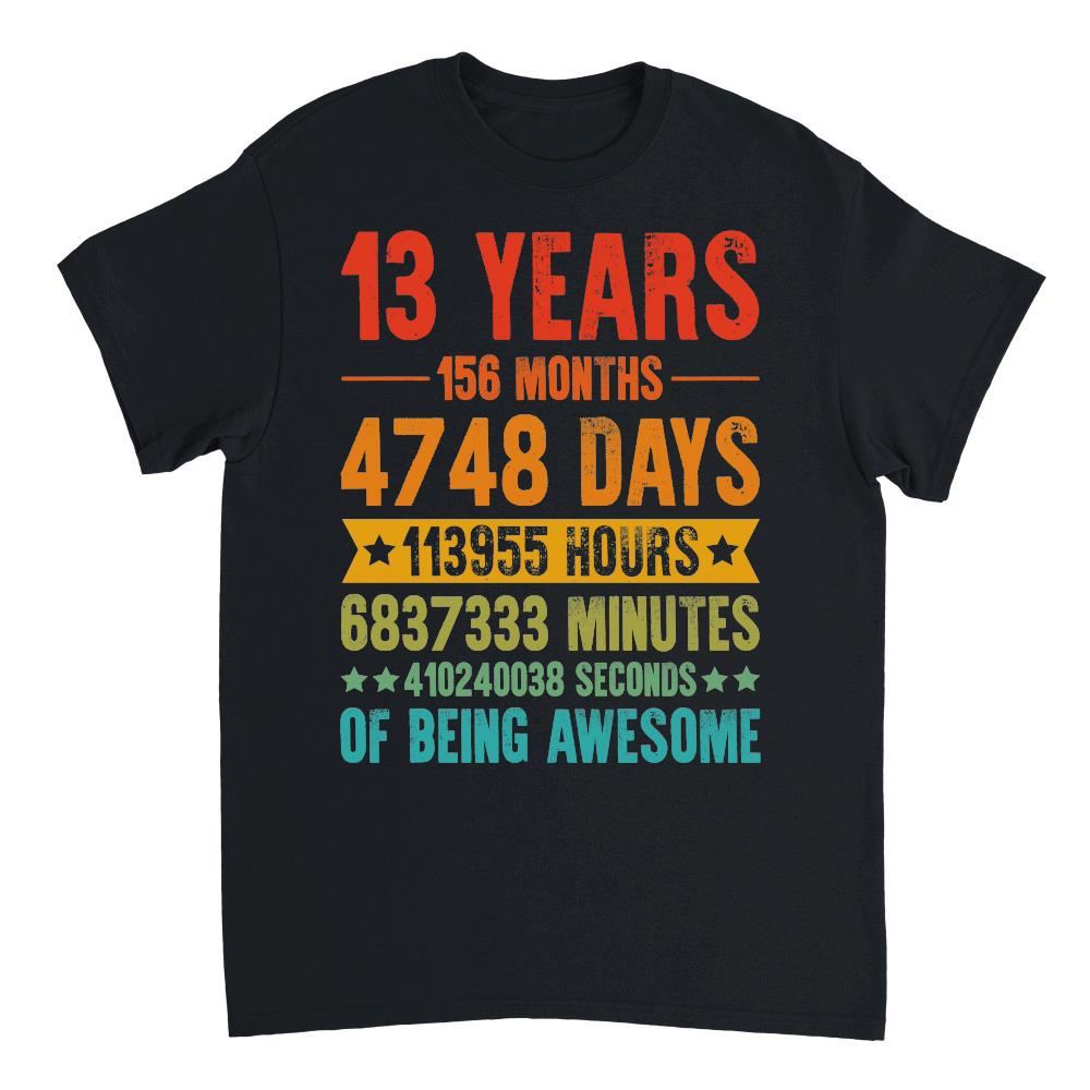 13 Years 156 Months Being Awesome Birthday