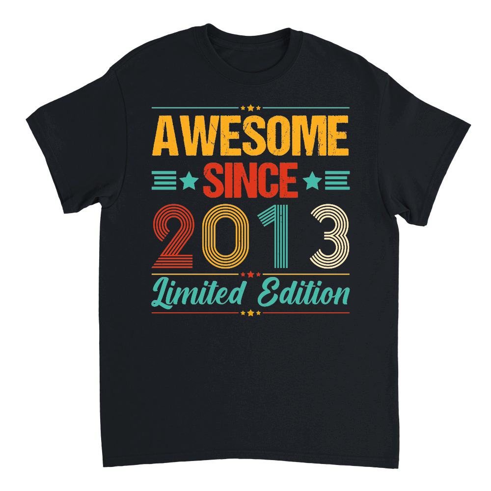 Awesome Since 2013 Limited Edition Birthday