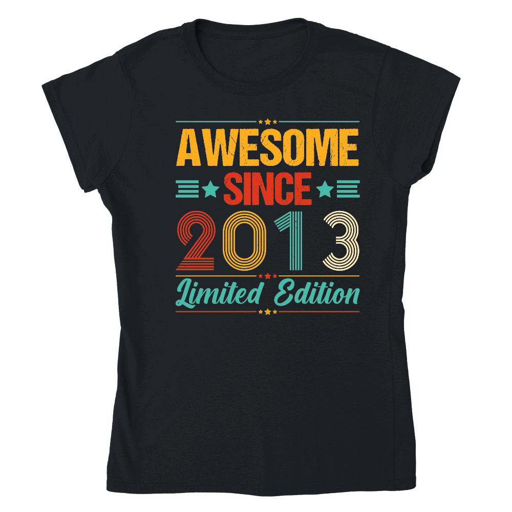 Awesome Since 2013 Limited Edition Birthday