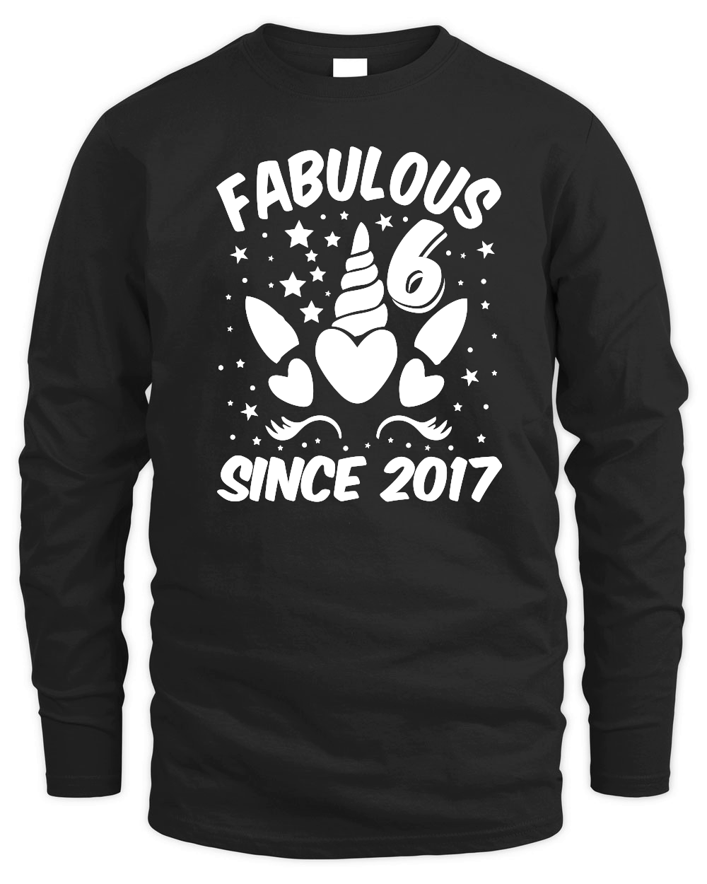 Fabulous 6 Since 2017 Unicorn Birthday