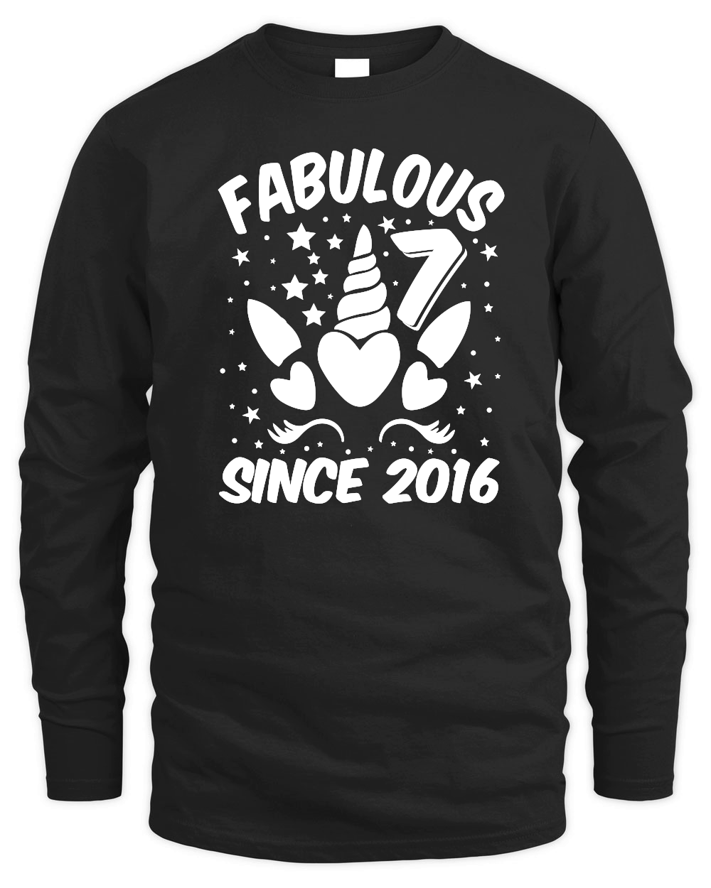 Fabulous 7 Since 2016 Unicorn Birthday