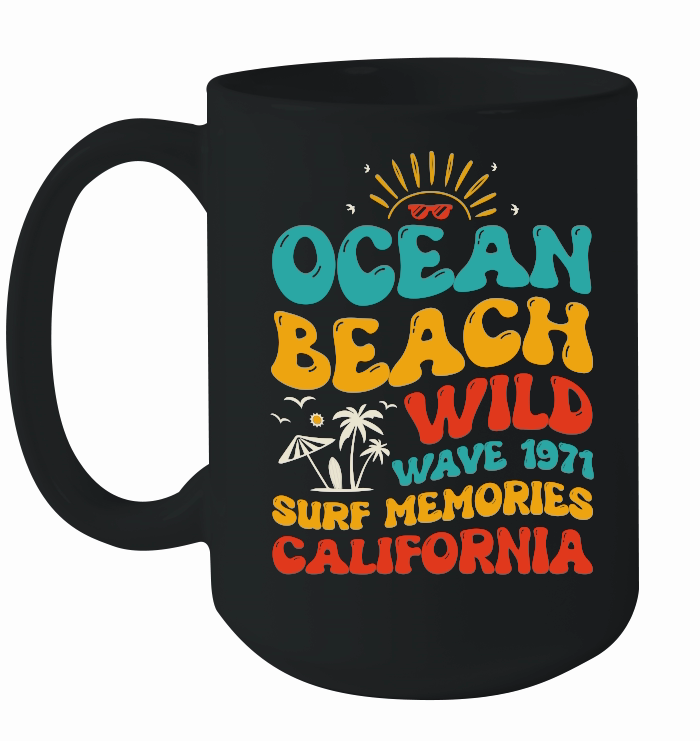 Ocean Beach Wild Wave 1971 Surf Memories California